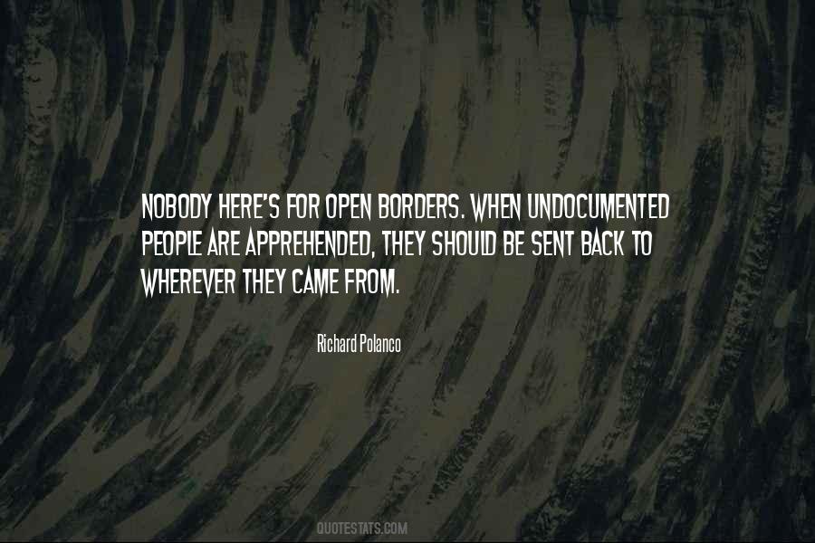 Quotes About Open Borders #1707421