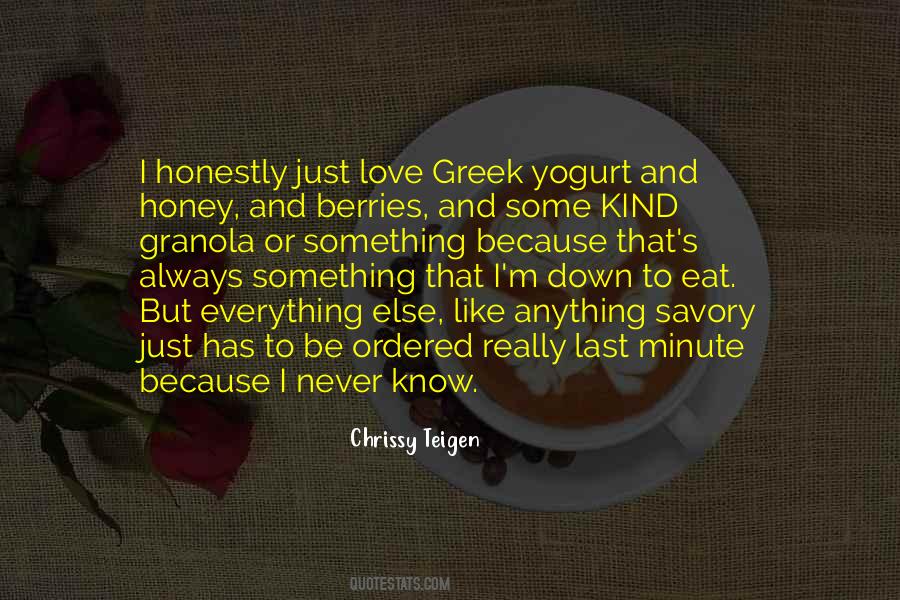 Quotes About Yogurt #1069776