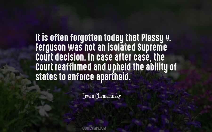 Quotes About Plessy Vs Ferguson #546821