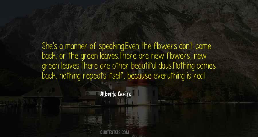 Quotes About Being Flowers #1312733