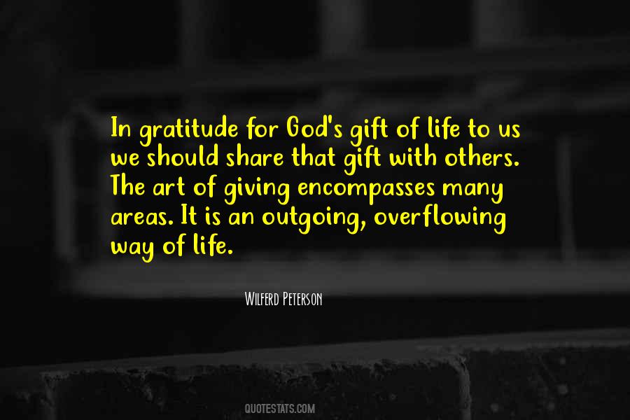 God Gift Of Life Quotes #1109048