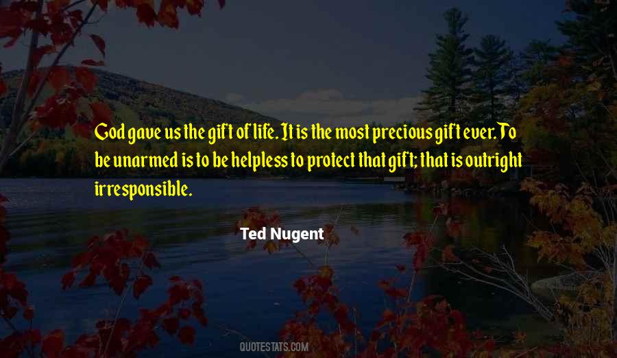 God Gift Of Life Quotes #173562