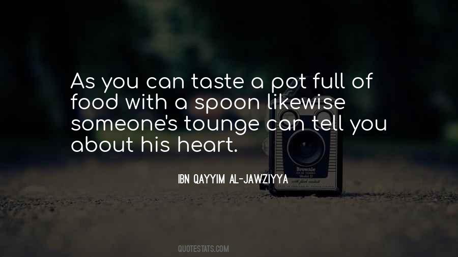 Quotes About Taste Of Food #1303231