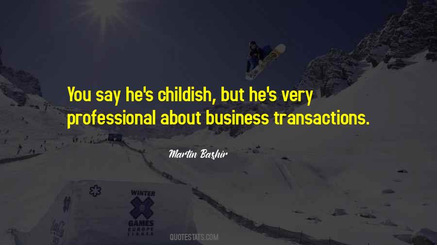 Quotes About Business Transactions #130798