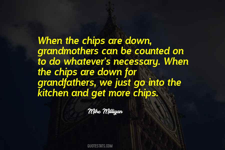 Quotes About When The Chips Are Down #845044