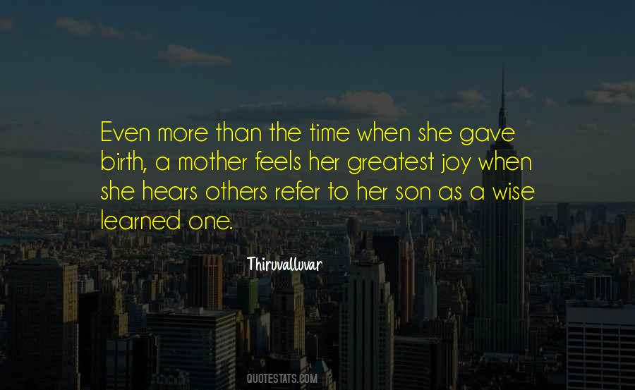Mother S Love For Son Quotes #1196261