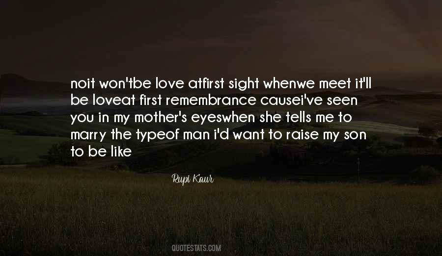 Mother S Love For Son Quotes #16956