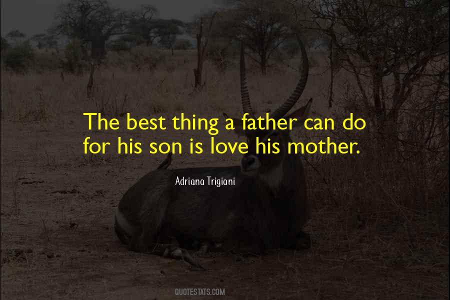 Mother S Love For Son Quotes #34315