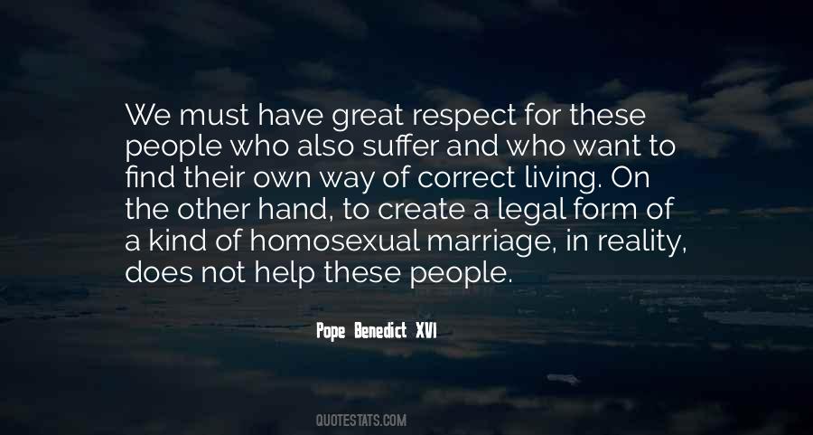 Quotes About Respect In Marriage #1146932