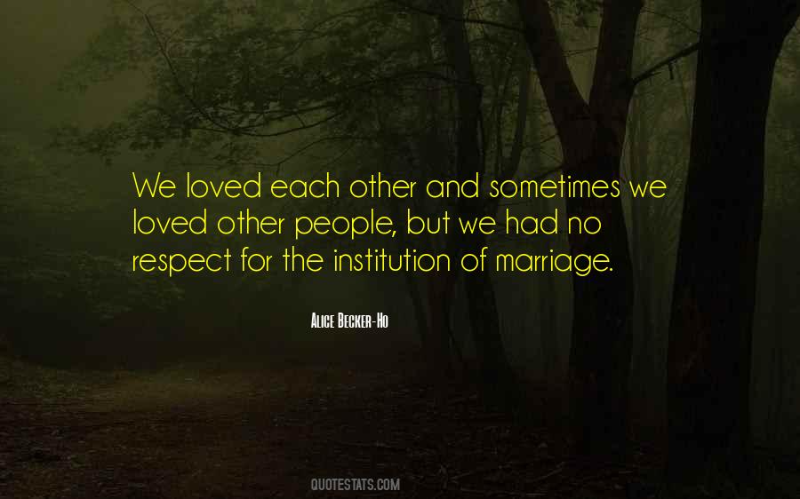 Quotes About Respect In Marriage #433959