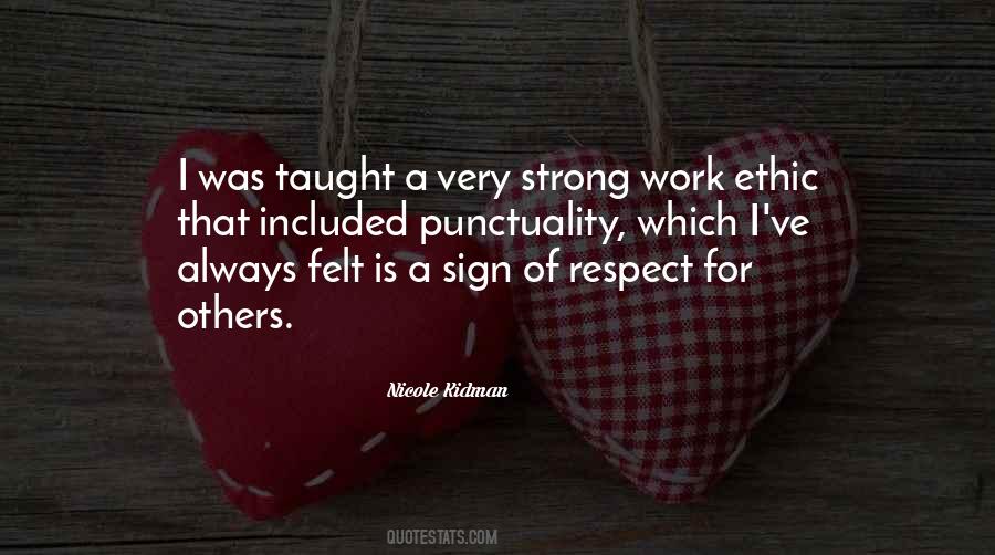 Quotes About Respect For Work #231692
