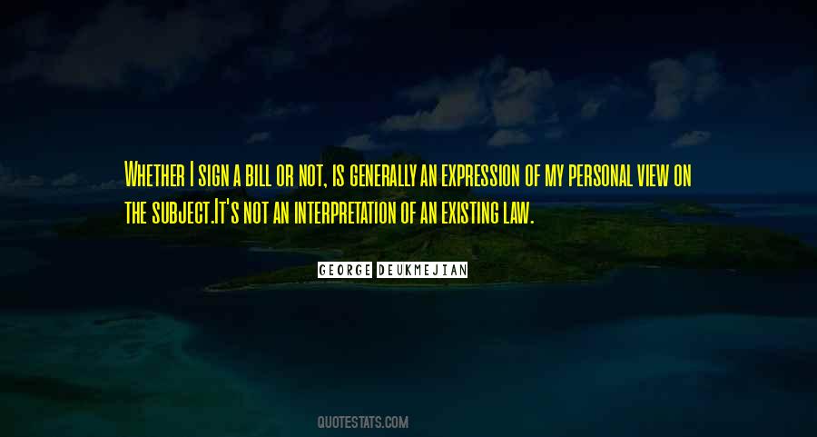 Quotes About Interpretation Of Law #1042293