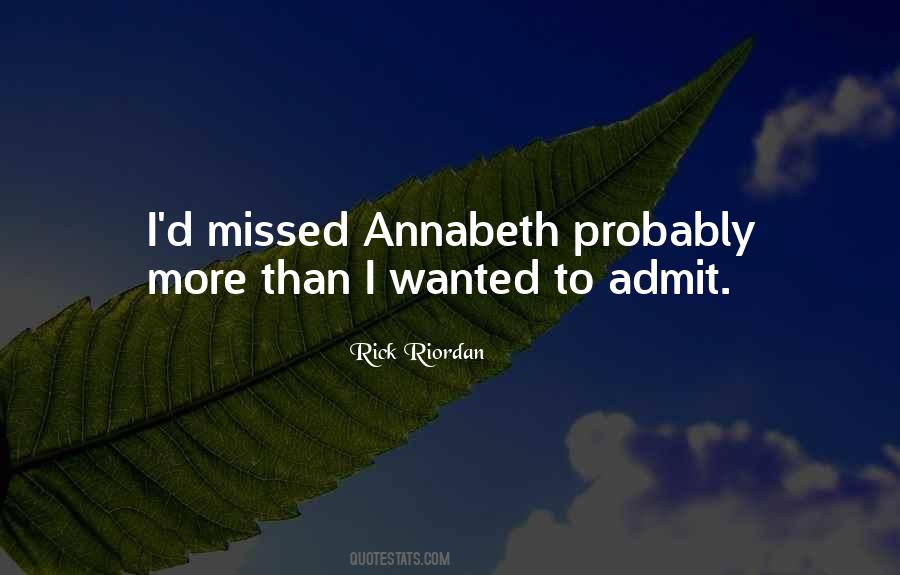 Percy Jackson Annabeth Quotes #1016202