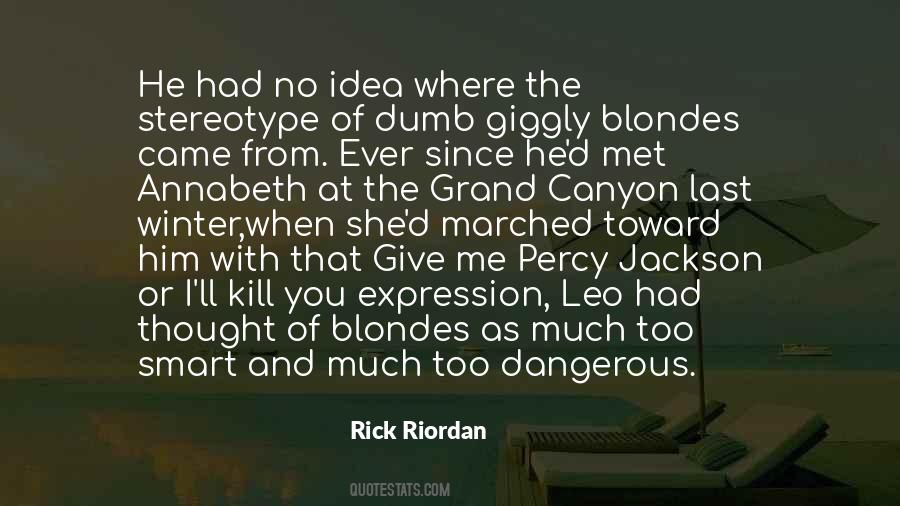 Percy Jackson Annabeth Quotes #1695128