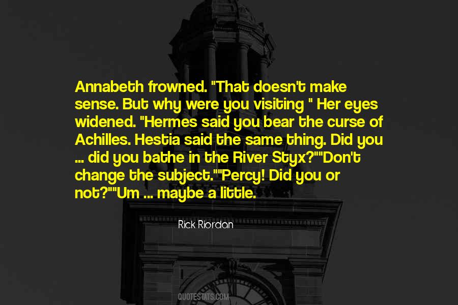 Percy Jackson Annabeth Quotes #1729659