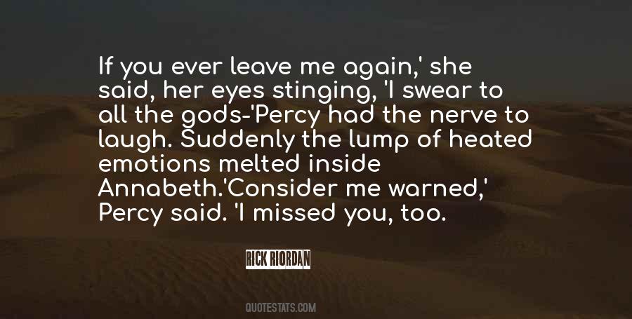 Percy Jackson Annabeth Quotes #1801952