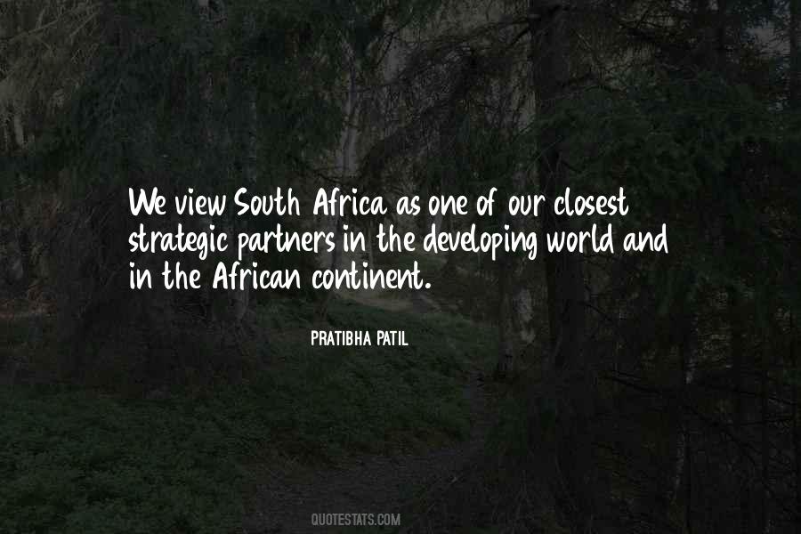 Quotes About African Continent #201751