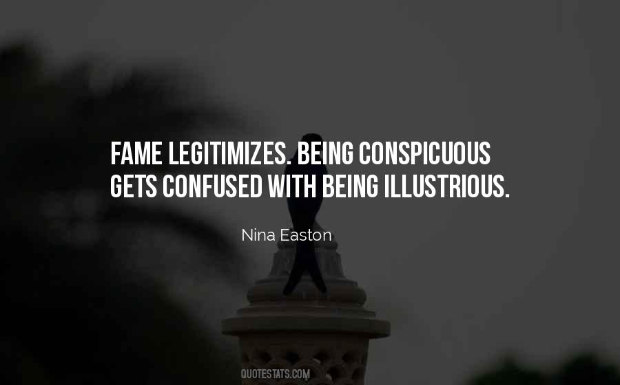 Quotes About Being Conspicuous #956470