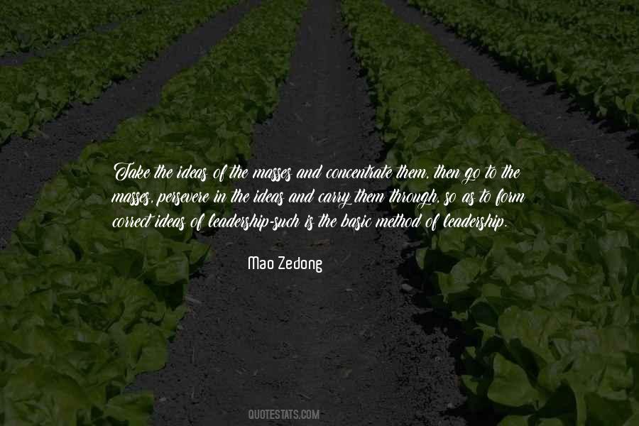 Mass Leadership Quotes #1129431