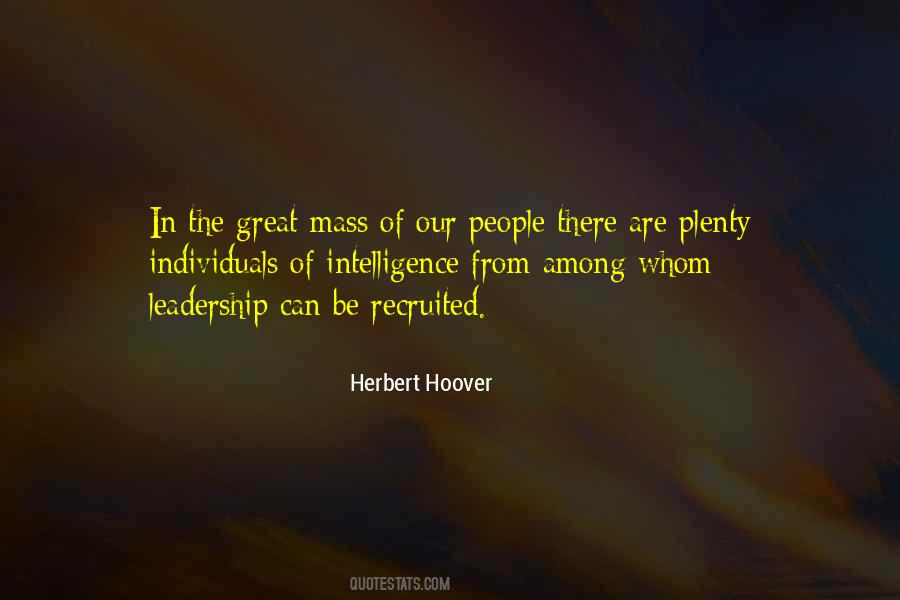 Mass Leadership Quotes #516468