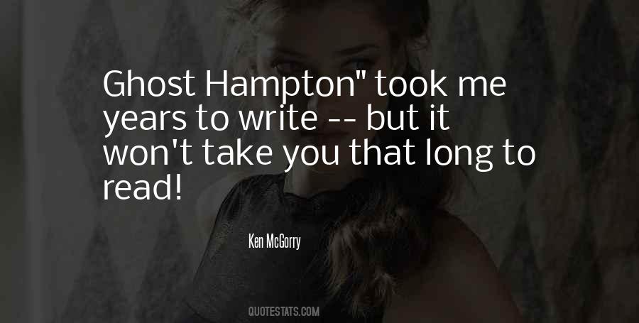 Quotes About Hamptons #1014094