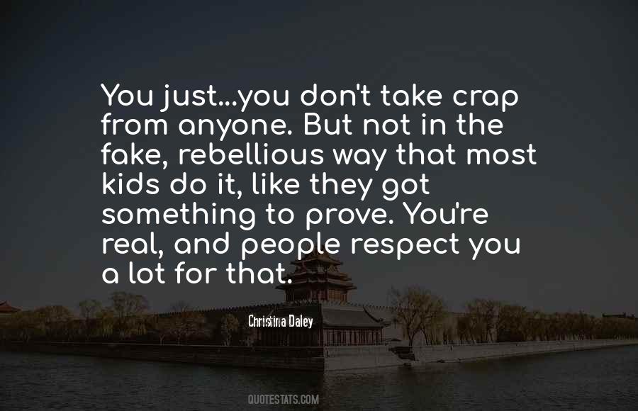 Quotes About Respect For Kids #167130