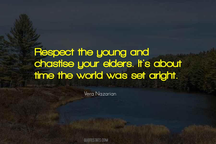 Quotes About Respect For Elders #212912