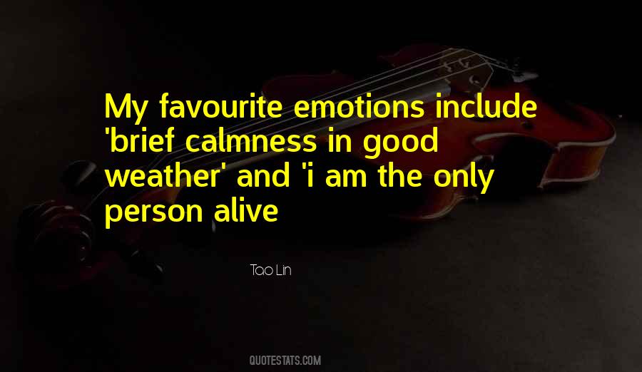 Quotes About Calmness #1376882