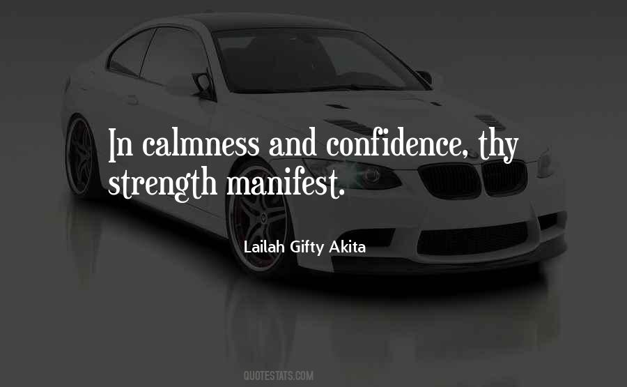 Quotes About Calmness #1678067