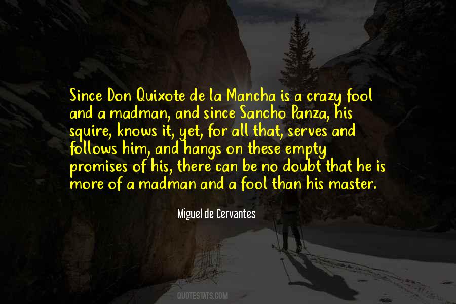Don Quixote De La Mancha Quotes #1034042