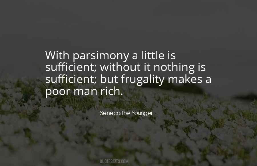 Quotes About Parsimony #934797