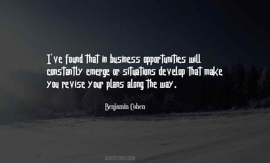 Quotes About Opportunities In Business #1595393