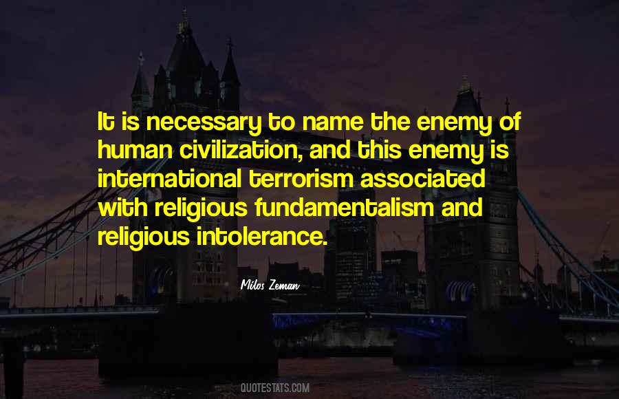 Quotes About Religious Fundamentalism #591289