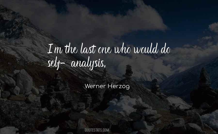 Quotes About Self Analysis #1225001