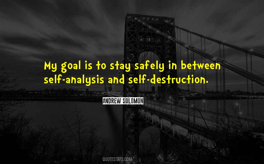 Quotes About Self Analysis #1325866