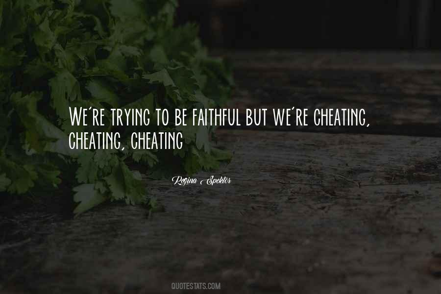 Quotes About Cheating Yourself #178135