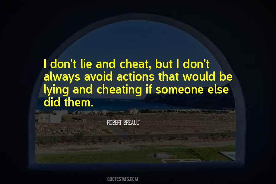 Quotes About Cheating Yourself #18348