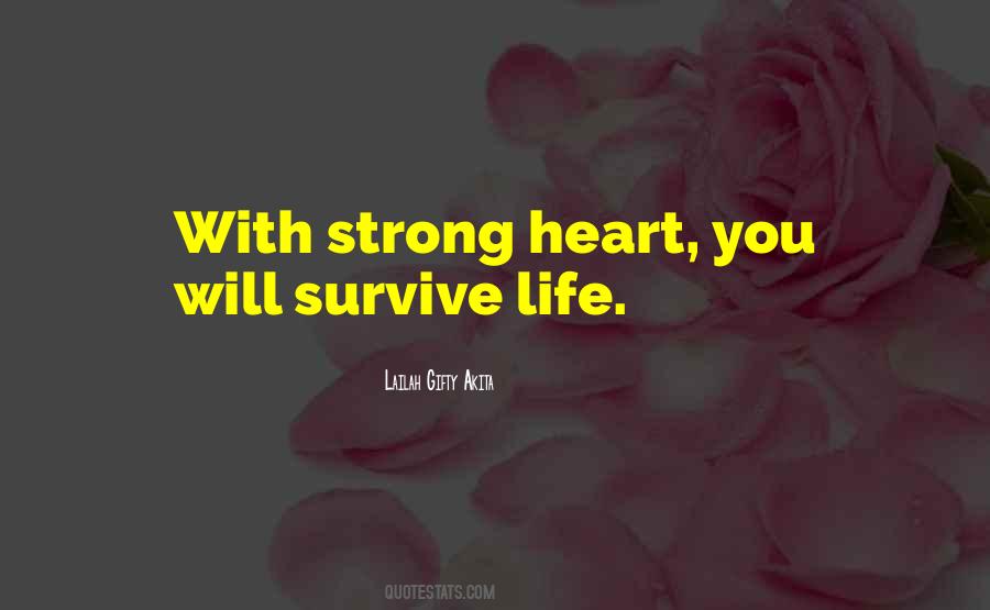 Quotes About Strong Survive #1053336