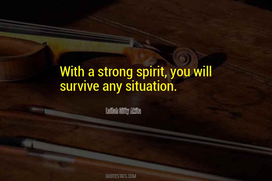 Quotes About Strong Survive #1806632