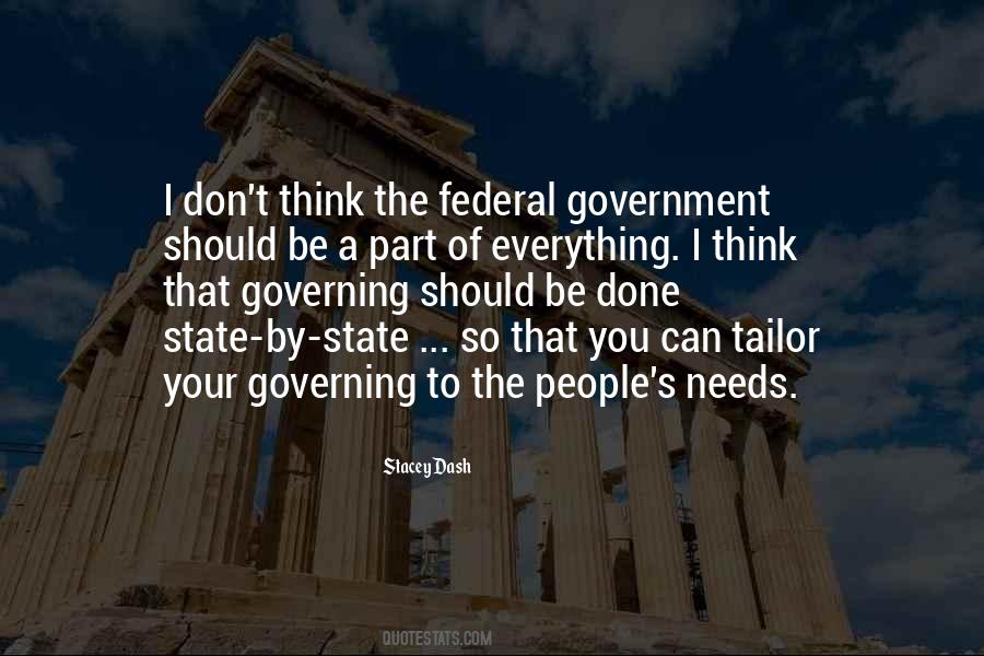 Quotes About Federal Government #181105