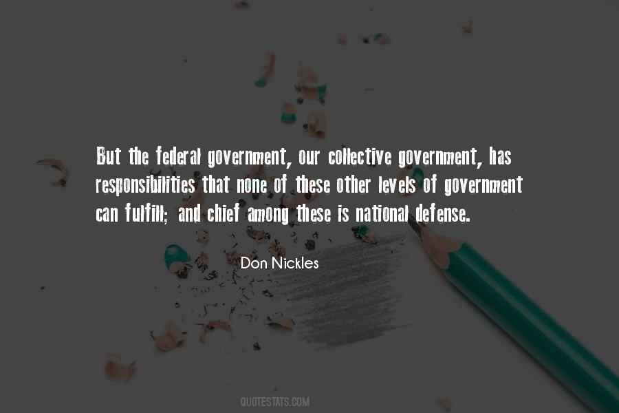 Quotes About Federal Government #198701