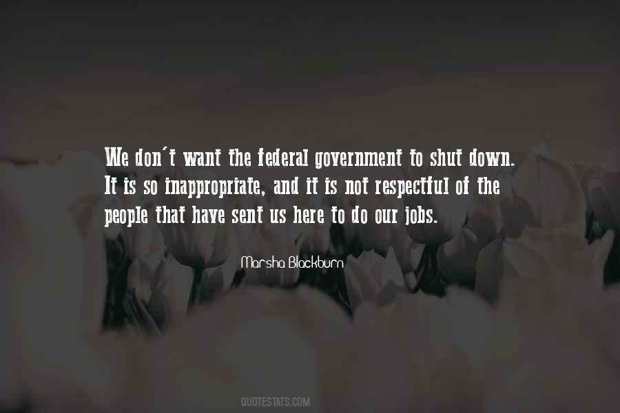 Quotes About Federal Government #282405