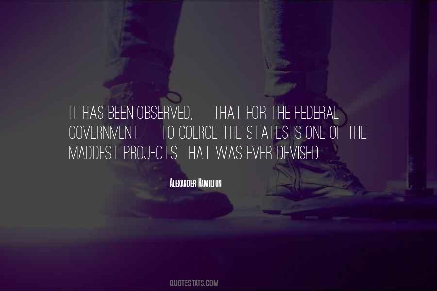 Quotes About Federal Government #30485