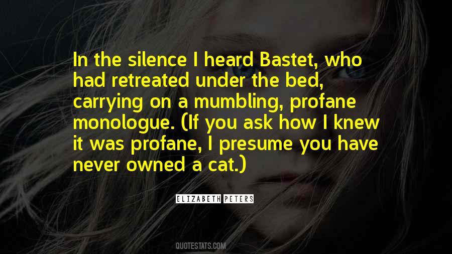 Quotes About Bastet #1203727