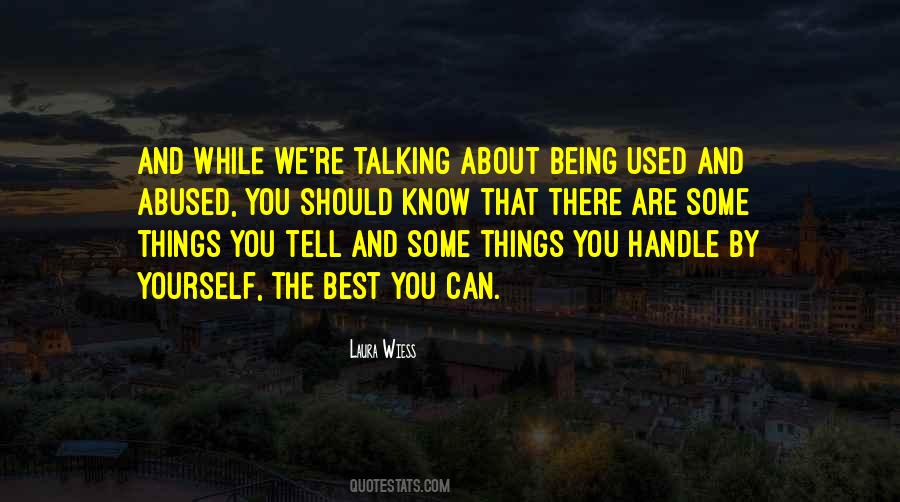 Quotes About Used Things #121435