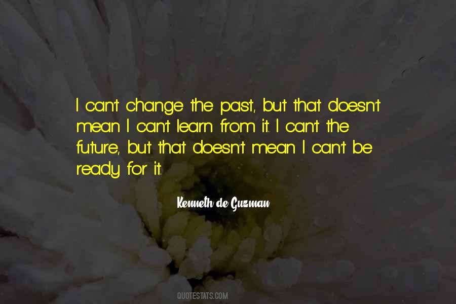 Quotes About Change The Past #544047