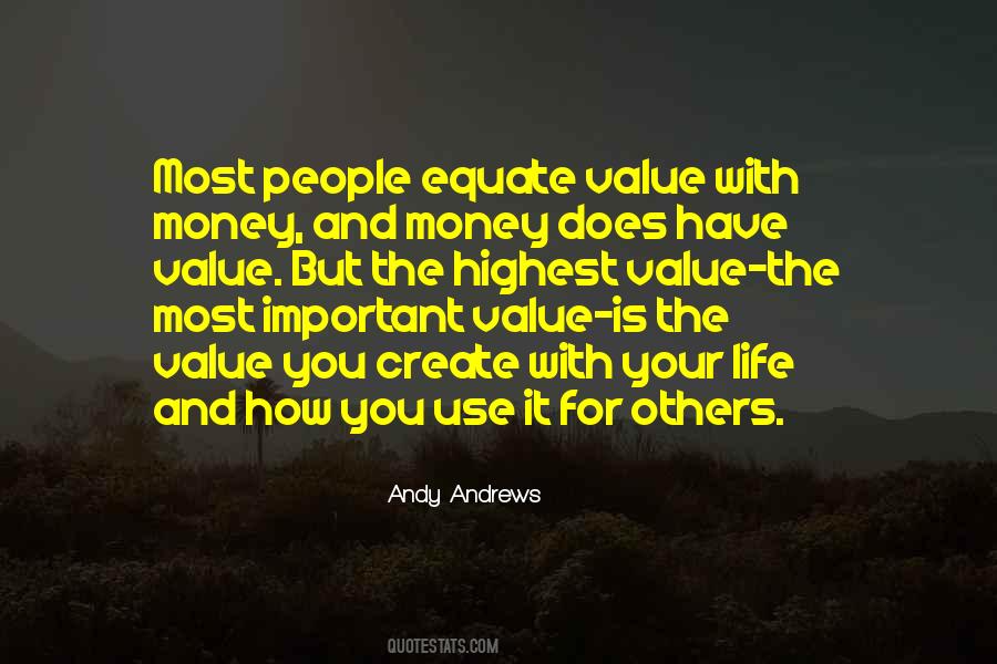 Value For Life Quotes #440185