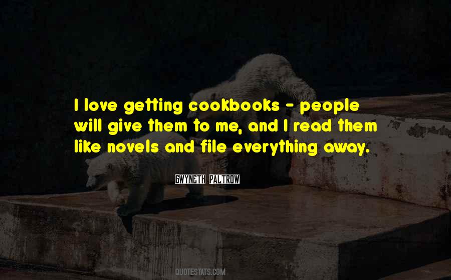 Quotes About Cookbooks #1657423