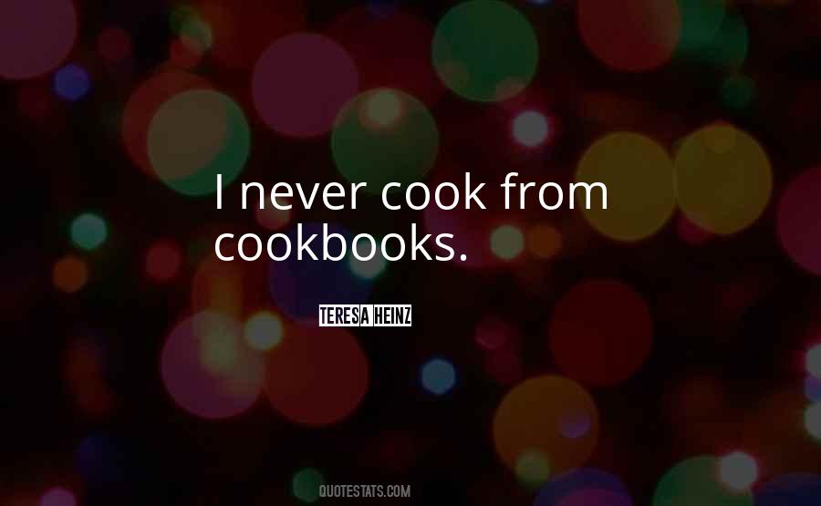 Quotes About Cookbooks #494580