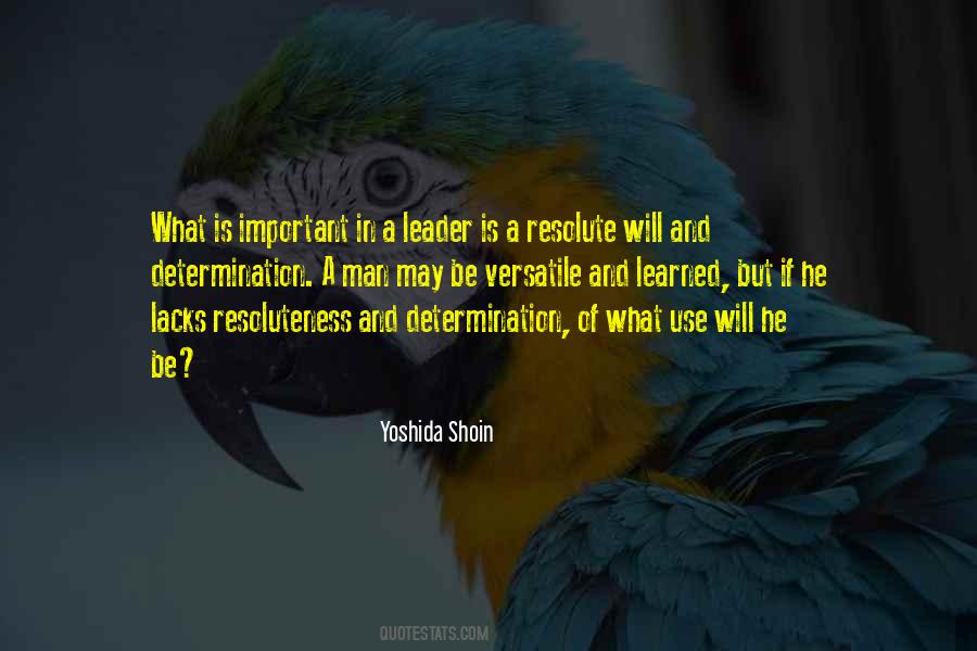 Quotes About Resoluteness #1427158